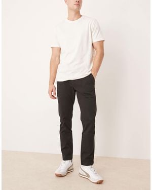 Mango Prato Slim Fit Chino Pants - Natural