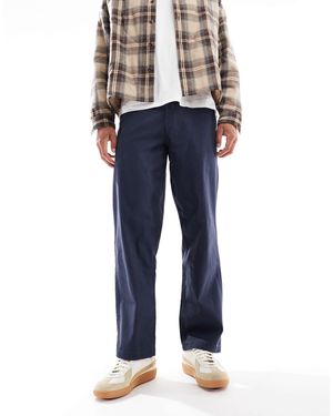 Jack & Jones – karl – lockere chinohose - Blau