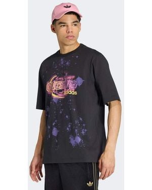 adidas Originals Adilenium Season 5 Questra Graphic T-Shirt - Blue