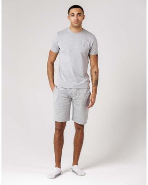 French Connection Cotton T-Shirt And Shorts Co-Ord Set - White