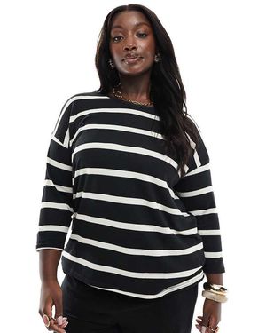 ONLY 3/4 Length Sleeve Top - Black