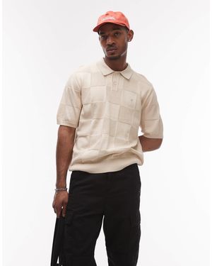 Carhartt Checker Polo - Natural