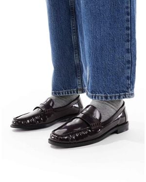 schuh – lendall – penny-loafer - Blau