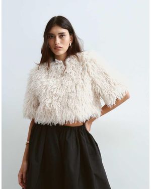 ARRANGE Pluizige Top - Wit