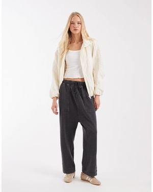 Free People Slow it down harem-hose - Schwarz