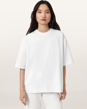 AllSaints – dani – t-shirt - Weiß