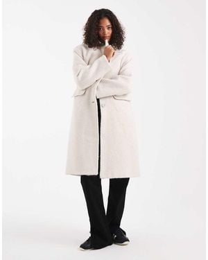 ONLY Cappotto Testurizzato Soffice Sporco - Neutro