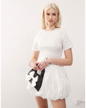 Amy Lynn Eleanor Puffball Mini Dress - Pink