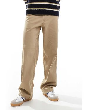 ADPT Wide Fit Chinos - Natural