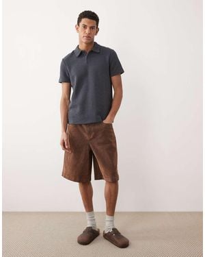 ASOS Loose Denim Jorts - Blue