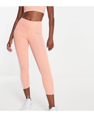 VAI21 Leggings Largos Naranjas Con Detalle De Cinta De (Parte De Un Conjunto)