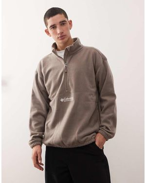 Columbia Bent Bough 1/2 Zip Fleece - Brown