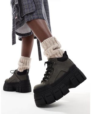 Buffalo – gospher – wanderschuhe - Schwarz