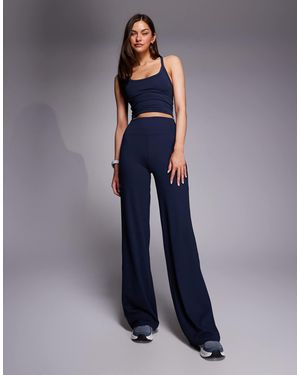 4505 Tall Icon High Waist Wide Leg Dance Pants - Blue