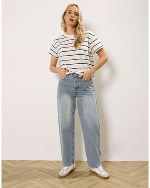 Long Tall Sally Carrot Leg Jeans - Blue