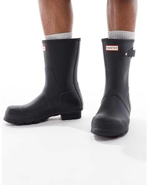 HUNTER Botas Cortas Negras Original De - Negro