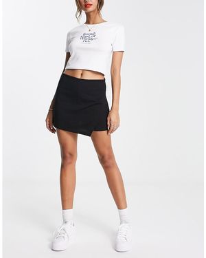 Jdy Falda Pantalón Negra Asimétrica De - Negro