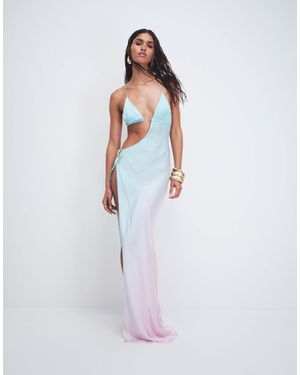 Cin Cin Villa Moonstone Cut Out Maxi Dress - White