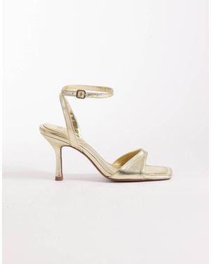 ASOS Hollow Barely There Heeled Sandals - Red