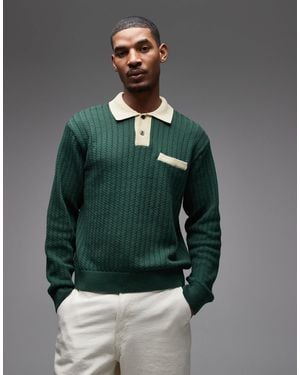 Obey – jasper – strickpullover - Grün