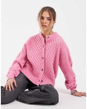 Levi's Cárdigan De Punto Charlotte En-Rojo - Rosa