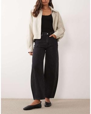 ARKET Cedar High Rise baggy Jeans - Natural