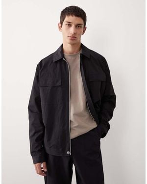 ASOS COLLECTIVE Co-ord Oversized Nylon Shacket - Blue