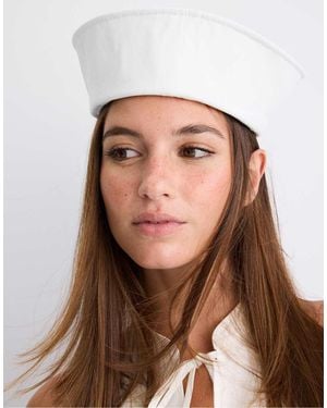 Stradivarius Round Sailor Hat - Brown