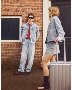 Bershka Super baggy Jeans - Blue