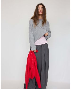 Stradivarius Pullover mit raglanärmeln - Weiß