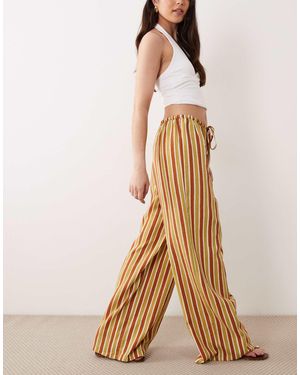 Wednesday's Girl – gestreifte hose - Natur