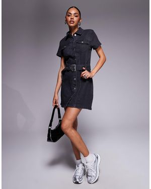 native youth denim dress Denim & Aztec Dress Kid (6-7) 6