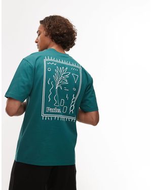 Parlez Almitas Motif Back T-shirt - Green