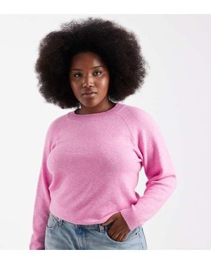 Vero Moda Soft Round Neck Knitted Jumper - Pink