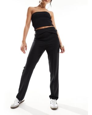 ASOS – gerade geschnittene hose - Schwarz