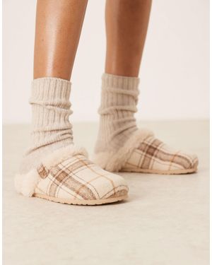ASOS Zabby Clog Mule Slipper - Natural