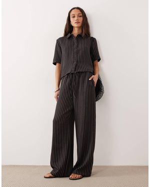 Jdy Wide Leg Pants Co-ord - Black