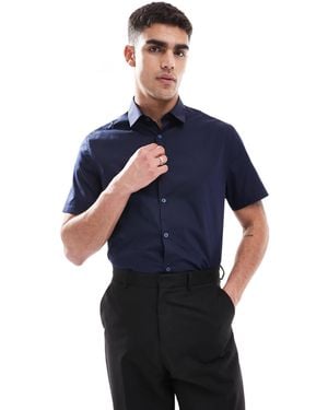 ASOS Formal Easy Iron Regular Shirt - Blue