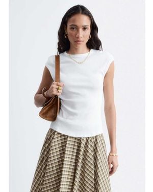 & Other Stories Open Back Top - White