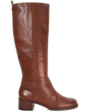 Dune Turner Knee High Boots - Brown