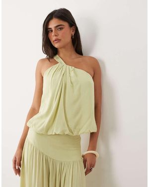 Motel Nox One Shoulder Top Co-Ord - Green