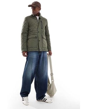 Threadbare Quilted Jacket - Blue