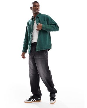 Only & Sons Sobrecamisa Vaquera De Corte Vintage De - Verde