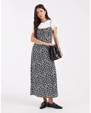 ONLY Midi Strap Dress - White