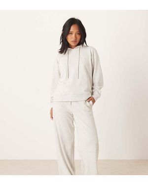 JDY Petite Wide Leg Sweat joggers Co-ord - Natural