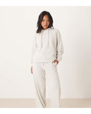 JDY Petite Joggers De Chándal Gris Claro De Pernera Ancha De (Parte De Un Conjunto)-Neutro