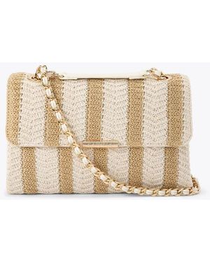 Carvela Kurt Geiger Large Rosa Chain Shoulder Bag - Natural
