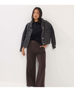 PixieGirl Petite Pintuck Trousers - Black