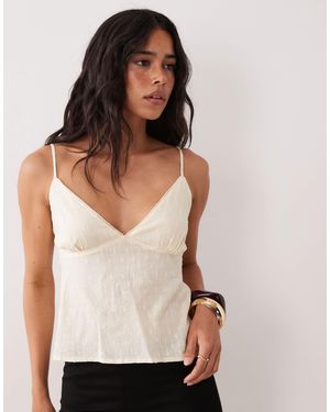 Cotton On Daydream - caraco en coton texturé - vanille éclatant - Blanc