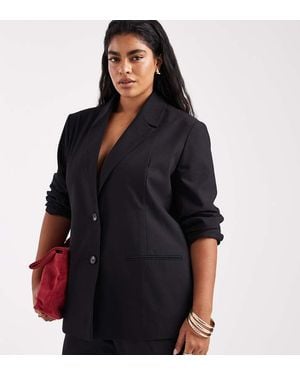 Collusion Plus Tailored Oversized Blazer - Black